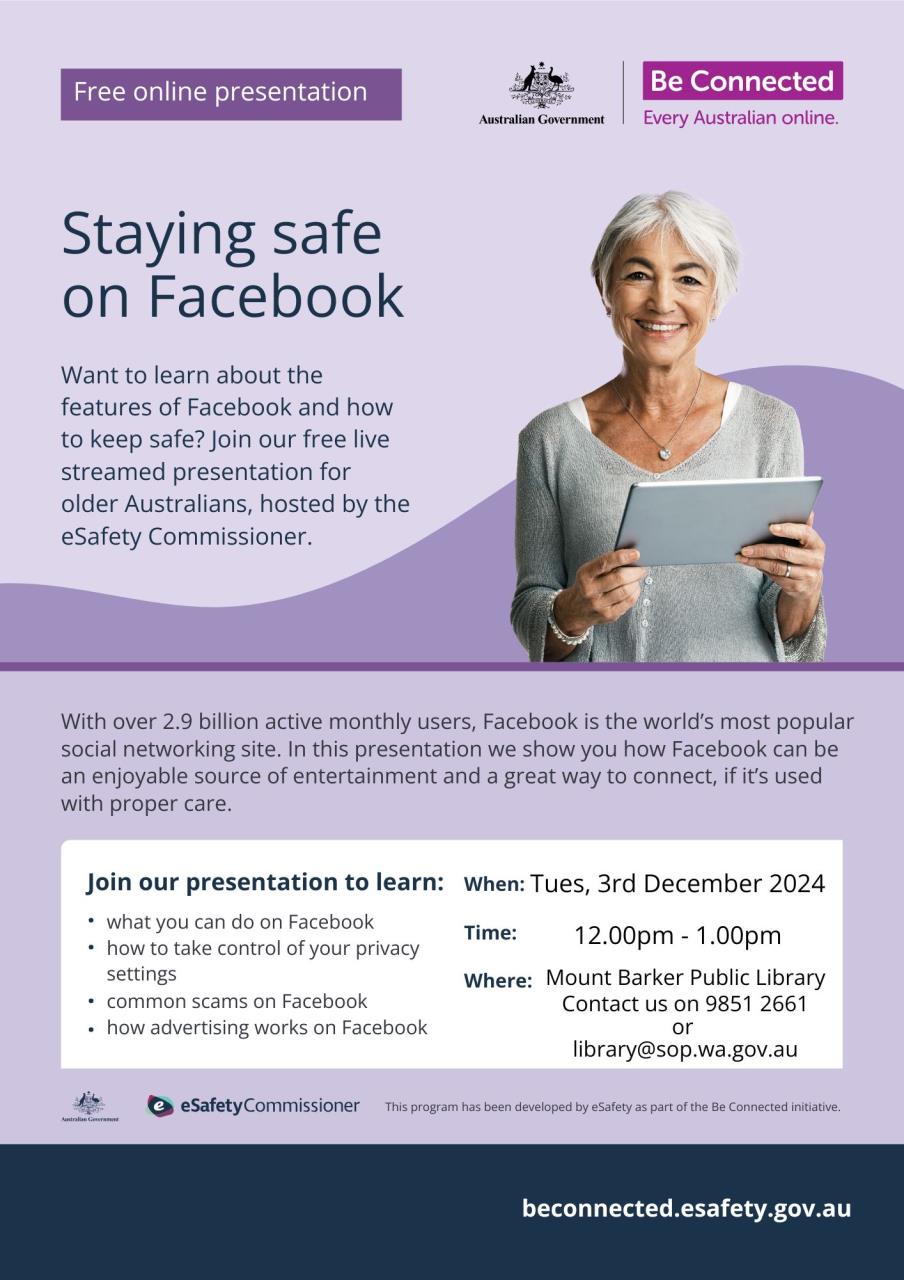 Staying safe on Facebook