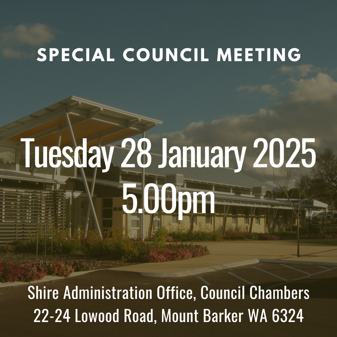 NOTICE OF SPECIAL COUNCIL MEETING